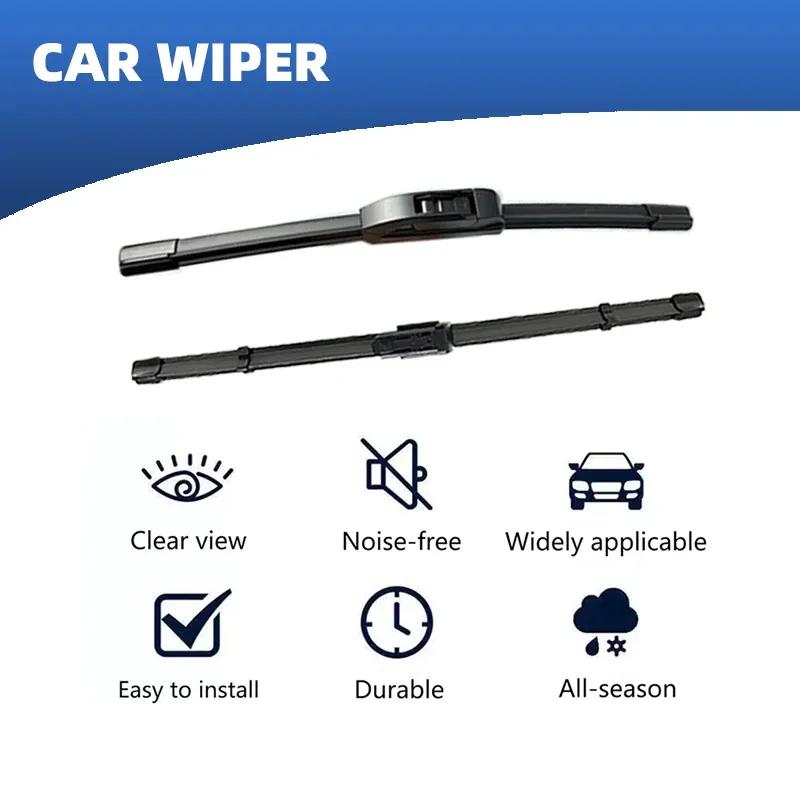LHD Front Windshield Wiper Blades For Skoda Fabia MK1 MK2 MK3 MK4 1999-2023 Combi Hatchback 2x Window Accessories 2007 2014 2020