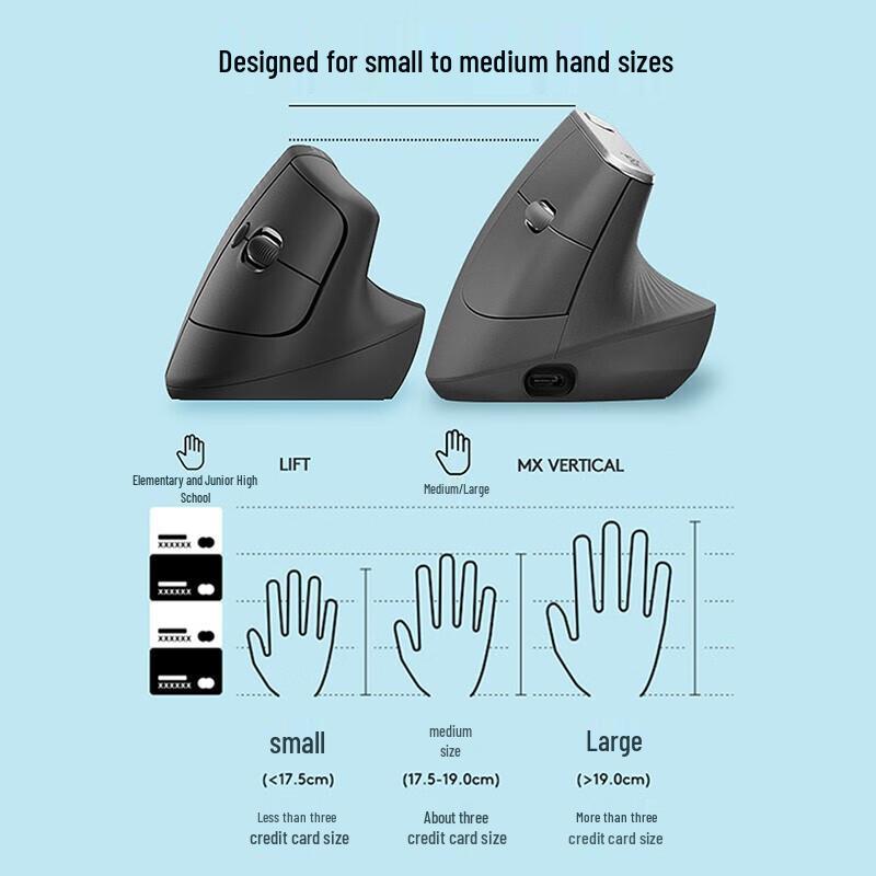 Logitech Lift Ergonomic Vertical Mouse
