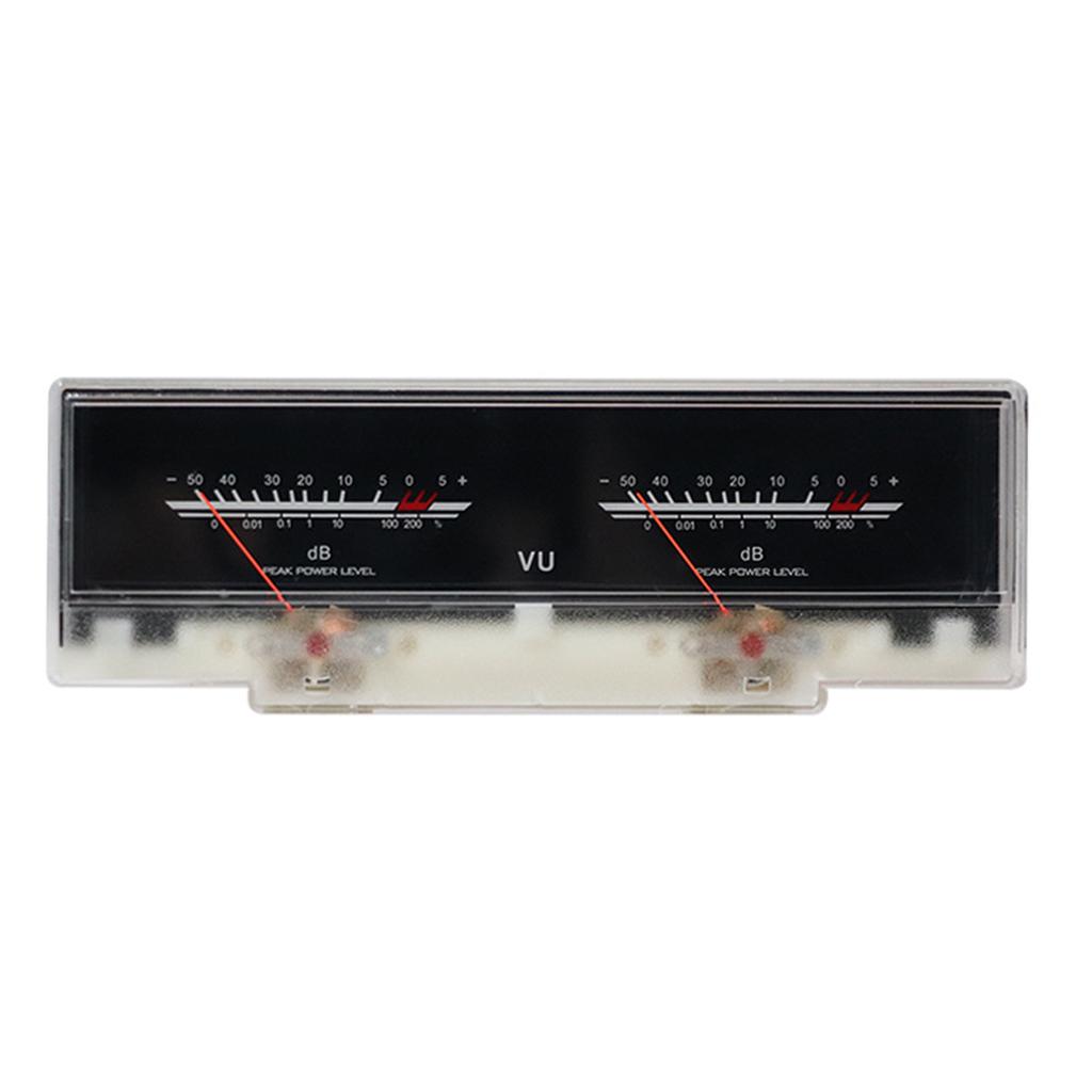 Practical VU Meter Dual Analog for Amplifier Preamplifier Adjustable Resistance