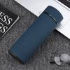 Stainless Steel Water Cups Tea Mugs Vacuum Bottle   (Dark Blue 500ML)