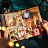 The Starlight In The Bottle Series Vintage Light Bottle Landscape Sticker Creative DIY Journal Material Collage Stationery