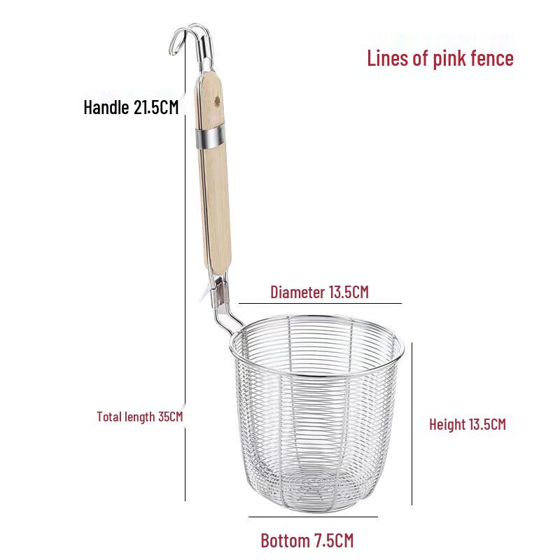 

Stainless Steel Noodle & Pasta Strainer