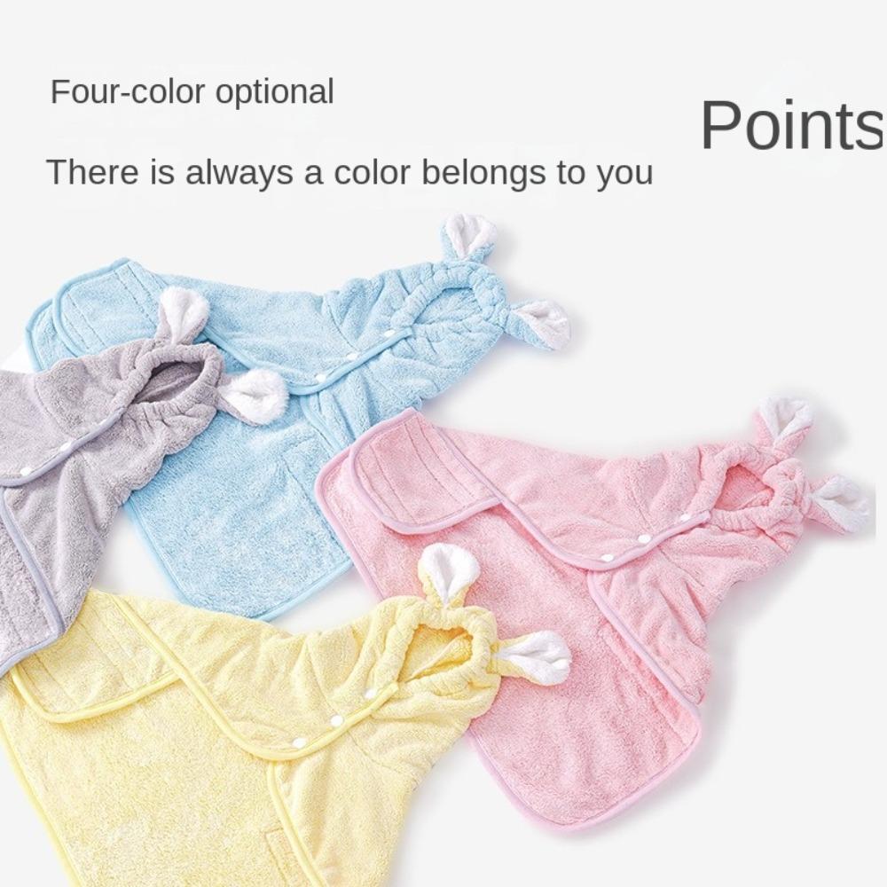 Soft Dog Bath Towel Warm Pet Wash Towels New Puppy Bathrobe  for Pet Cleaning