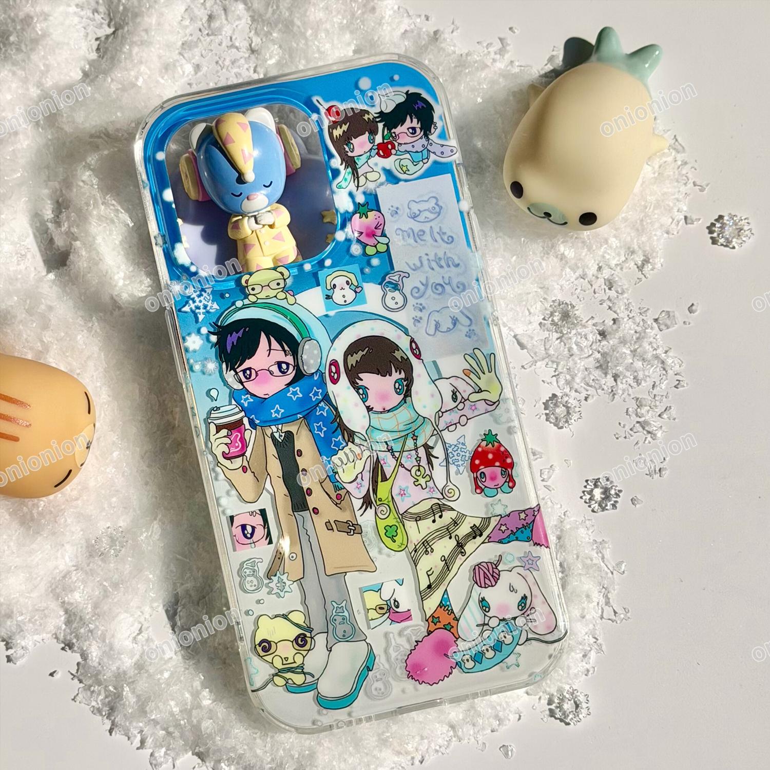 

Winter Snowy Night Memories Cute Anime Girl Phone Case for Xiaomi Redmi 15 14C 13 12 A3 A2 A1 10 9 8 K60 K40 Plus Ultra 4G 5G Redmi 9AT 4G