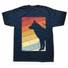 Lustige Husky Grafik Retro Stil Design T-Shirts Tee Tops Rundhals Kurzarm Mode T-Shirt Kleidung Lässige Basic T-Shirts