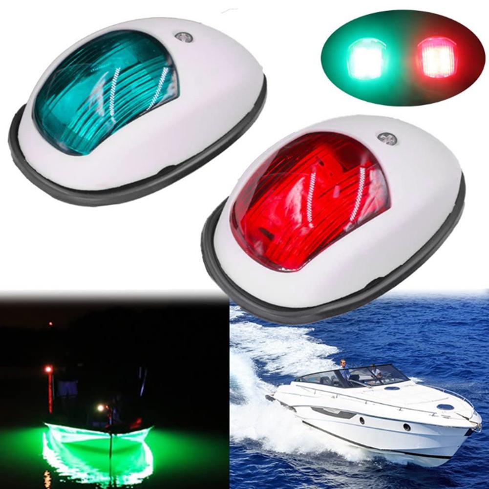 2pcs LED Navigation Lighting Signal Warning Lamp for Marine Boat Truck Trailer Van Tractor Universal Accessories