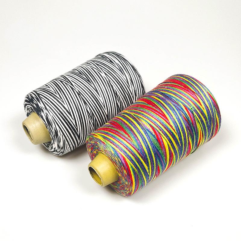 402 Colorful Variegated Sewing Machine Thread - Rainbow Cotton, Gradient Section-Dyed, Clothing Accessories In Stock
