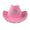 Cowgirl Hat+Scarf+Sunglasses Set for Music Festival Cool Scarf for Costume Party Cool Bandana for Bachelorette Party