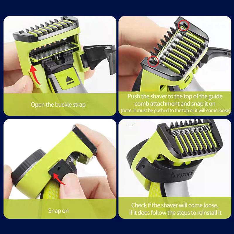 Beard Shaver Head Replacement Blade Philips Razor Men Beard Trimmer Blades Spare Accessories Guide Comb Guards Trimmer Shaver