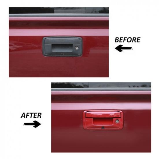 Car Trunk Tailgate Rear Handle Trim For Chevrolet Silverado /Colorado 2014-17