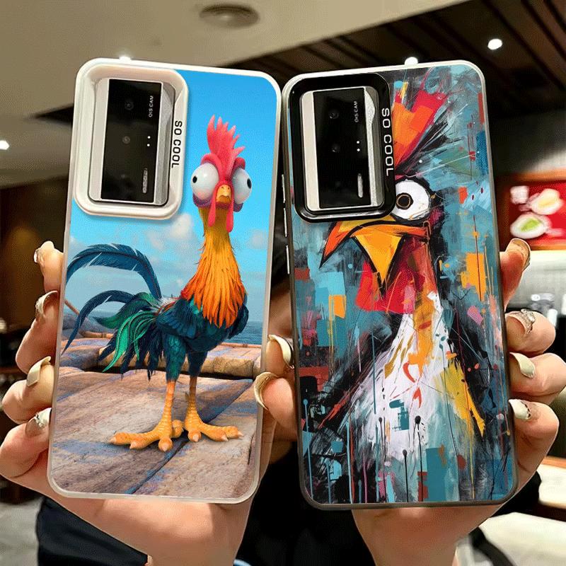 Chicken Hen Rooster Shockproof Phone Case for Xiaomi Poco X7 X6 X5 X3 Pro F7 Ultra M8 Redmi 15C 15 14C 13C 12C 10C 13 12 10