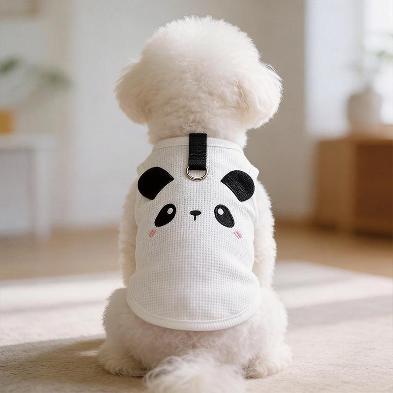 new dog clothes spring clothes summer thin breathable bear teddy vest puppy pet clothes