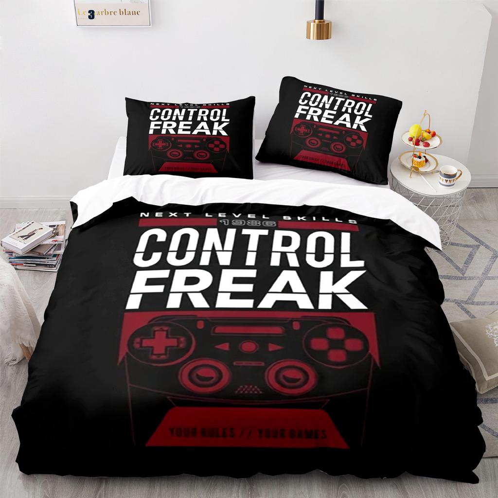 Cool Gamepad 3D Bedding Set Duvet Cover Pillowcases Polyester Quilt Cover Room Decor For Teens Single Double Twin Queen King