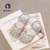 Girls Sandals 2025 Summer New Children's Foreign Princess Sandals Soft Sole Internet Celebrity Girls Summer Middle-aged Children