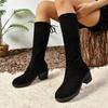 Autumn and Winter Footwear Plus Size Comfortable Long Tube with Women's Boots and Women's Shoes