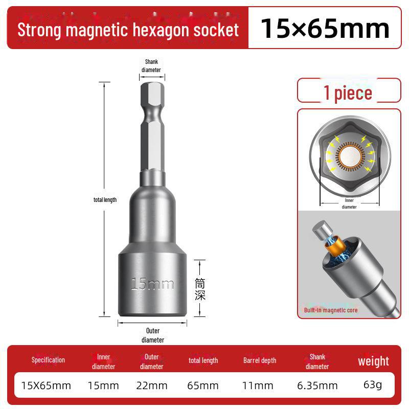 Dane Tools Magnetischer Inbusschlüssel und selbstschneidender Schraubendreher-Bohrersatz