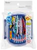 Skater Bento 360ml Fluffy Made in Single Dishwasher and Microwave Plarail Children's Box, Capacity, Lid, Japan, Tier, Safe, 25, Boys' Item, QAF2BAAG-A