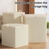 Borsa Portaoggetti per Vestiti Organizer per Armadio con Manico Rinforzato Grande Capacità Design Pieghevole