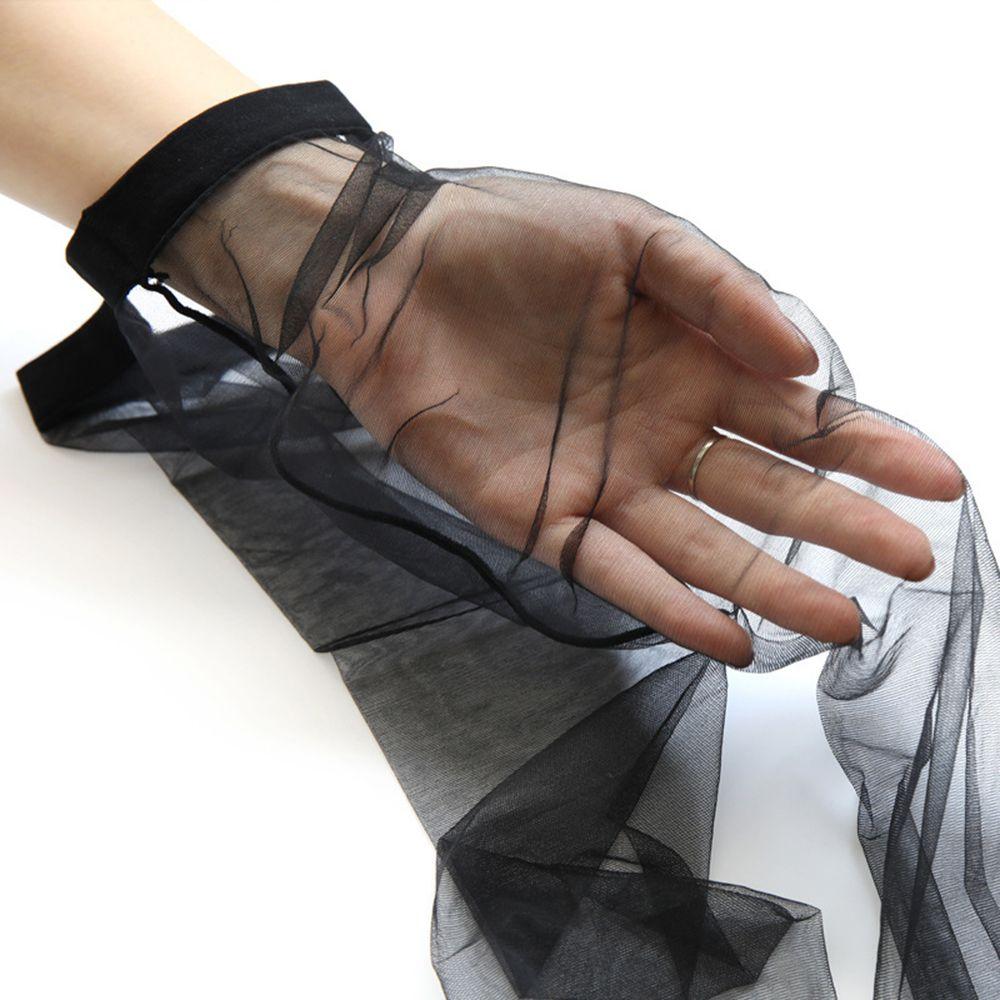 

Female Ultra Soft Womens Lingerie Elastic Stockings Women s Sheer Tights Top Pantyhose Panty Hose чорний