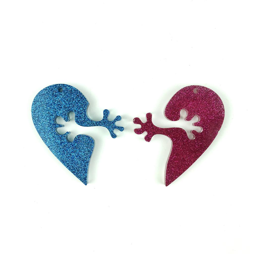 Create Unique Heart-shaped Crystal Keychain Pendant Resin Mold Epoxy Resin Mould Casting Jewelry Making Mold Decoration