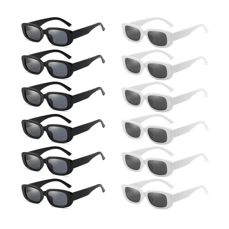 12 Pairs Per Set Fashion Brand Designer Shades New in Women Trends Sunglasses Multi Color Decoration Lady Sun Glasses