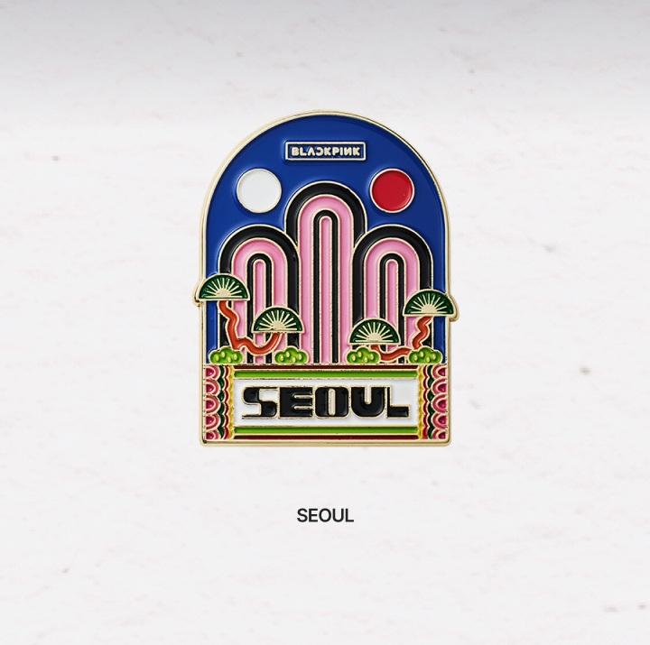Official BLACKPINK [KOREA EDITION] Pin Badge - Traditional K-Heritage Metal Brooch