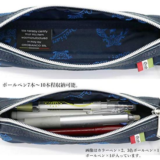 OROBIANCO Pencil PRICK RY CORONA Perfect for office Perfect as a Made in Custom-Made Case, DOLLARO. Unisex. use. gift. Italy. (CAMO-GRIGIO)