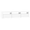 Vidaxl Szafka Pod Tv Z Oświetleniem Led, Biała, 180X35X40 Cm