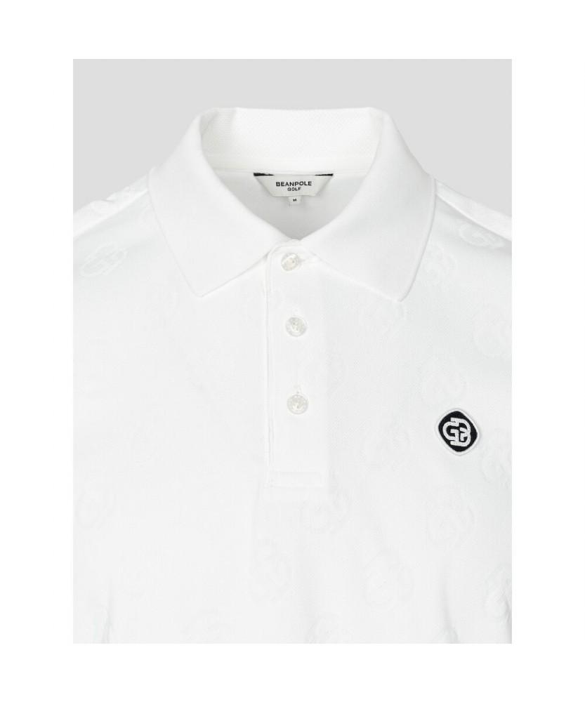 BEANPOLE GOLF [Heritage] Men'S Jacquard Short Sleeve T-Shirt - White