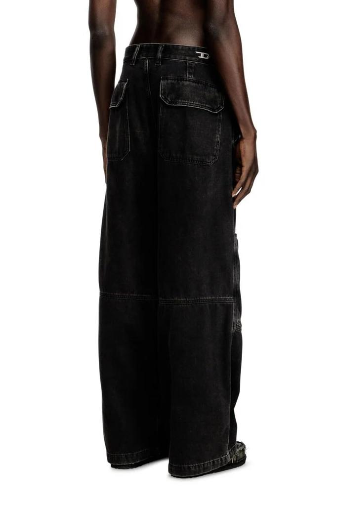 Diesel Men's D-SHIFT Denim Pants, Size 34, Black, Size 02, A1729509J96