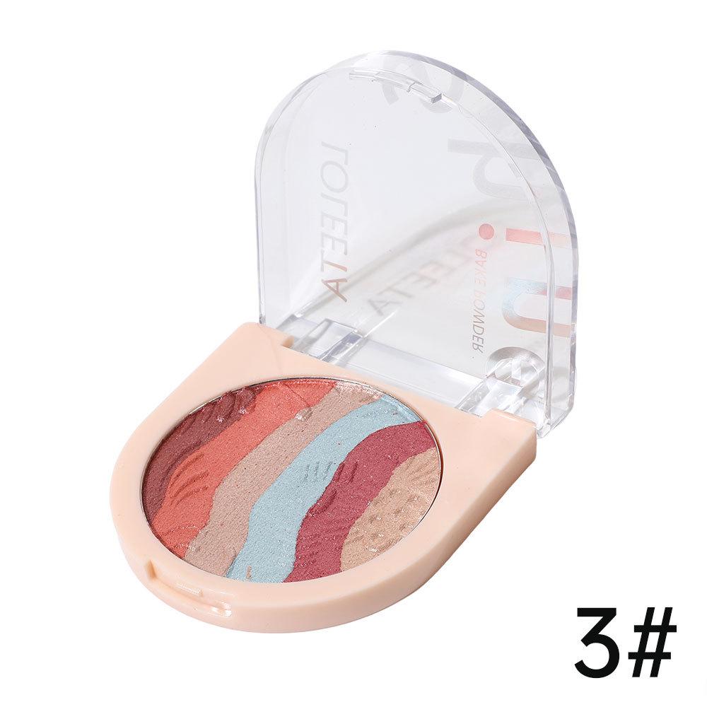 LOLEETA Six-Color Shimmer Eyeshadow Palette - Natural Baked Powder 9g