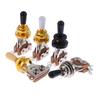 1Pc 3 Way Short Straight Guitar Toggle Switch Pickup Selector With Brass Hat For Electric Guitars Pickups Switch Control Parts