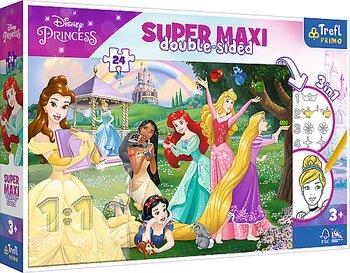 TREFL 41008 Puzzle 24 SUPER MAXI Happy Princesses
