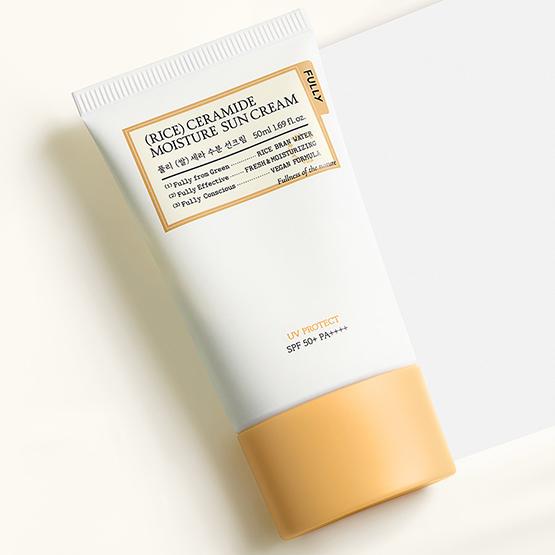 FULLY Rýžový ceramidový hydratační sluneční krém SPF 50+ PA++++ 50 ml