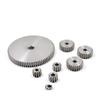 1Pcs Metal Transmission Gear Positive Gear Dia 77mm-162mm 45#Steel Cylindrical Gear 1 Mod 75/80/90/100/110/120/150/160 Teeth