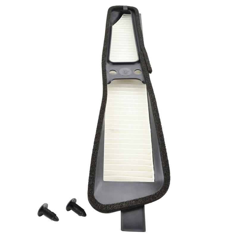 Cabin Air Conditioning Filter with Bracket for 1999-2010 Jeep Grand Cherokee L6 V6 V8 82208300 Air Filter Replacement Part