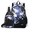 Schoolbag New Large Capacity Men's Fashion High Value Leisure Travel Backpack Middle School Student Simple School Bag Travel Backpack