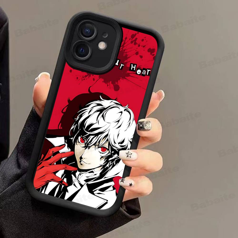 1pc Classic P-PersonaS Video Game Phone Case For IPhone 17 16 15 14 13 12 11 Pro Max Mini Plus Soft TPU Back Cover