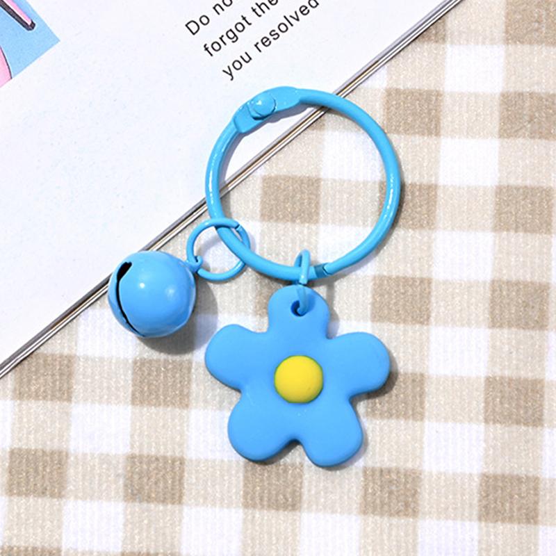 

Маленький брелок в виде цветка конфеты для женщин и девочек, брелок в виде колокольчика, брелок для автомобиля, сумка, подвески, кулон, ювелирные изделия для вечеринок синий