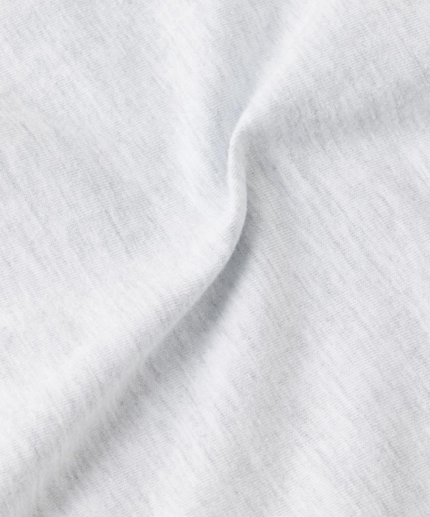 MAISON MINED Doodle Heart Long Sleeve Melange White
