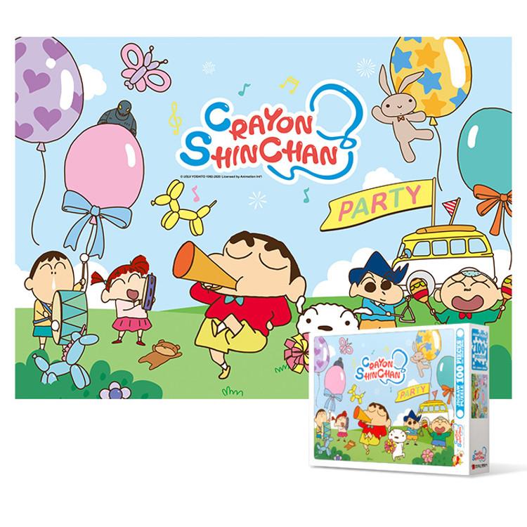 100-teiliges Puzzle – Crayon Shin-chan Picknick (großes Stück), beliebtes koreanisches Puzzle