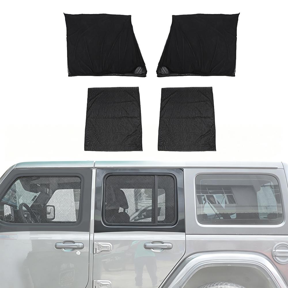 Windshield Sunshade Window Mesh Cover Insect Net for Jeep Wrangler JL Gladiator JT 2025-2026 Interior Protection Accessories