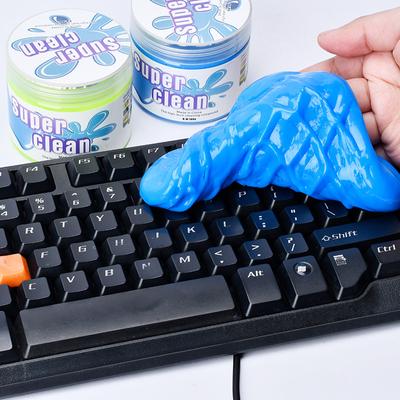 Weicher Kleber zur Tastaturstaubreinigung, 160 g, Tastatur-Reinigungsschlamm, multifunktionaler weicher Kleber zur Autostaubentfernung, weicher Kleber