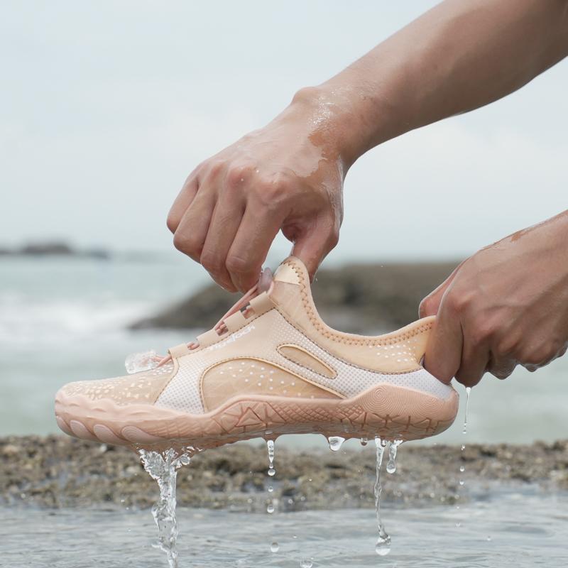 Wasserschuhe Badeschuhe Flussaufwärts Waten Barfuß Strandschuhe Erwachsene Fitnessstudio Outdoor-Training Schuhe Unisex Schnelltrocknend Atmungsaktiv