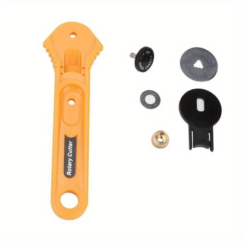 1PC 28mm Circular Rotary Cutter Knife Safety Blade Patchwork Piecing Sewing Cutting Leathercraft Tool