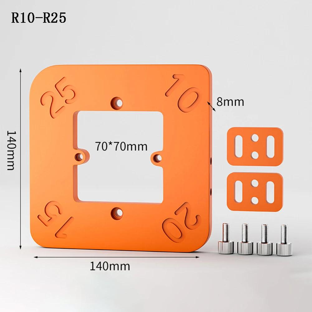 4-in-1 Router Corner Radius Jig for Woodworking - Arc & Angle Corner Template Tool (Durable, Easy To Use)