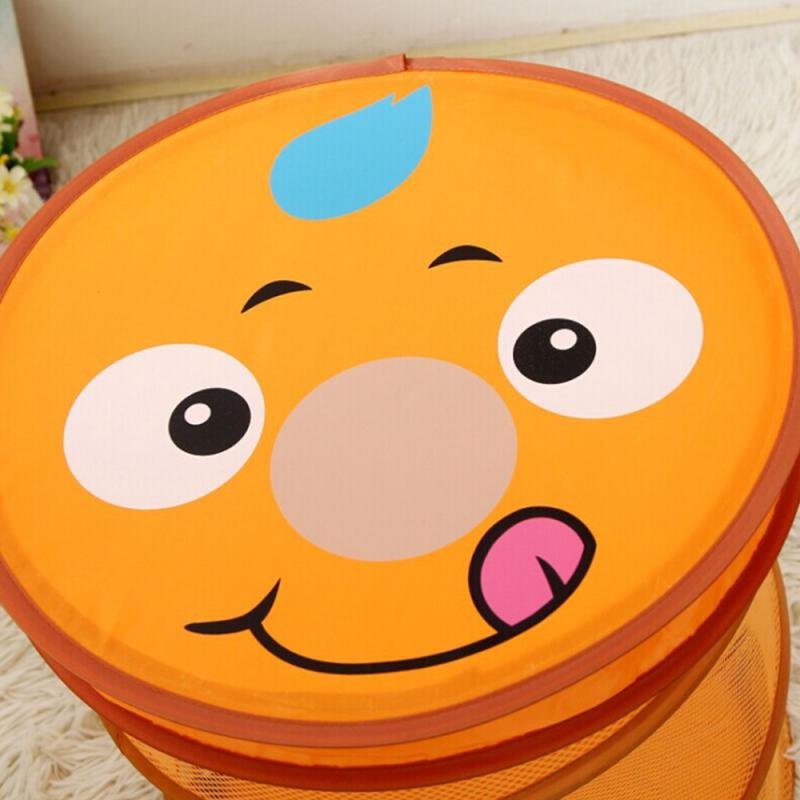 

Корзина для хранения белья, пылезащитный ящик для хранения дома, мультяшный круглый кухонный органайзер, мешки для хранения грязной одежды, коробка для белья