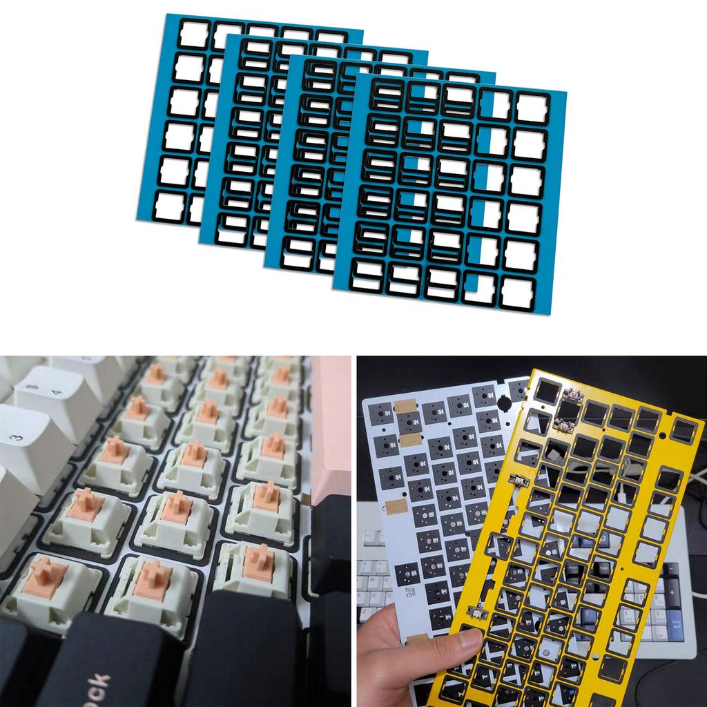 PCB Switch Pad Stickers Foam EVA PE PORON Material for Mechanical Keyboard Gasket Improve Sound Quality