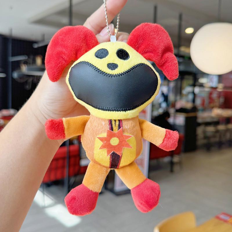 Nyckelring med leende småkryp och plyschdjurshänge, för samlare och presentgivare