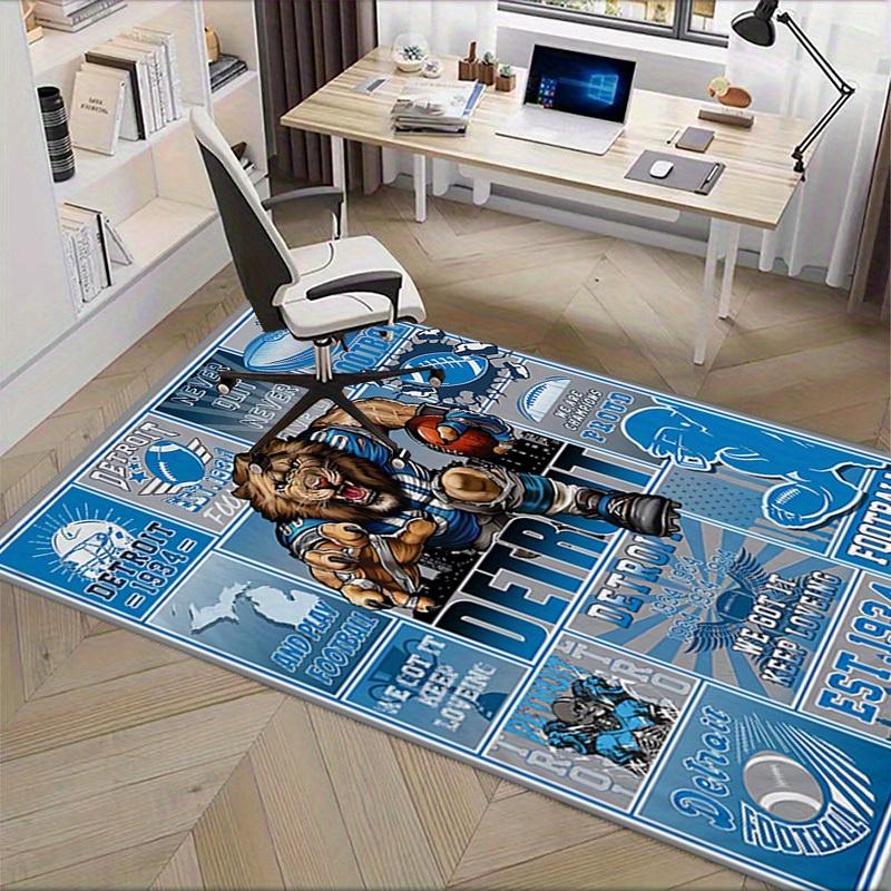 Office Carpet Detroit Football Spirit, Sofa Rug, Chair Mat Protection